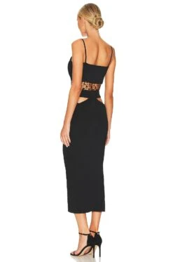 Keely Knit Dress Black -Fashion Clothing Store ATER WD20 V3