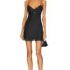 ALEXANDER WANG Slip Dress With Lace Black -Fashion Clothing Store AWAR WD5 V1