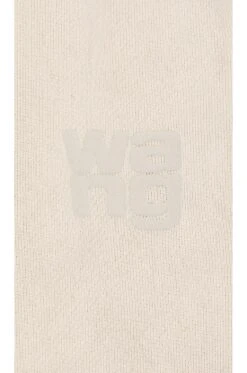 ALEXANDER WANG Essential Terry Classic Sweatpant Puff Paint Logo Ice Grey 14 ALEXANDER WANG Essential Terry Classic Sweatpant Puff Paint Logo Ice Grey -Fashion Clothing Store AWAR WP2 V5