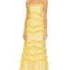 Reeve Gown Golden Raffia 2 Reeve Gown Golden Raffia -Fashion Clothing Store AXIS WD692 V1