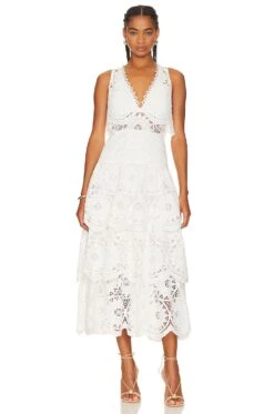 Aviana Dress White Ethereal