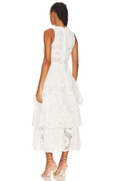 Aviana Dress White Ethereal -Fashion Clothing Store AXIS WD717 V3