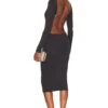 Eden Midi Dress Black -Fashion Clothing Store AXLR WD80 V1