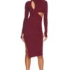 Danica Midi Dress Sangria -Fashion Clothing Store AXLR WD87 V1