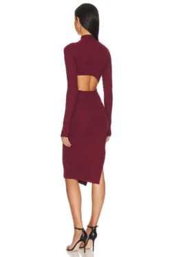 Danica Midi Dress Sangria 9 Danica Midi Dress Sangria -Fashion Clothing Store AXLR WD87 V4