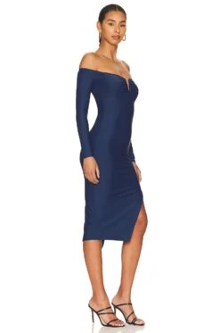 Parke Midi Dress Midnight -Fashion Clothing Store AXLR WD90 V2