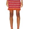 Liya Skirt Tangerine, Tomato, Coral, Orquid & Clay -Fashion Clothing Store AYNR WQ14 V1