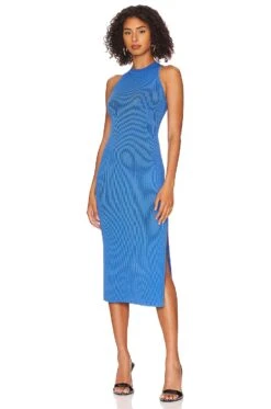 Ilios Sweater Dress Cornflower Multi