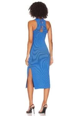 Ilios Sweater Dress Cornflower Multi -Fashion Clothing Store BAIL WD1214 V3