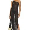 Arbel One Shoulder Dress Black