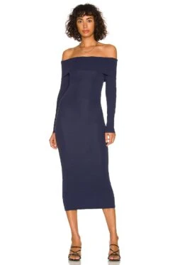 Bardot Off Shoulder Knit Dress Petal Pink 14 Bardot Off Shoulder Knit Dress Petal Pink -Fashion Clothing Store BARD WD459 V1