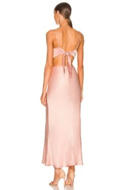 Bardot Cut Out Slip Dress Pink Rose -Fashion Clothing Store BARD WD495 V3