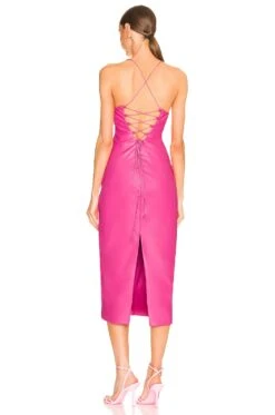 Bardot Helena Faux Leather Dress Hot Pink 7 Bardot Helena Faux Leather Dress Hot Pink -Fashion Clothing Store BARD WD505 V3