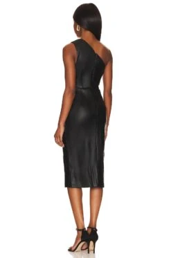 Bardot Oriella Faux Leather Dress Black 7 Bardot Oriella Faux Leather Dress Black -Fashion Clothing Store BARD WD572 V3