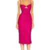 Bardot Ivanna Lace Midi Dress Fuchsia -Fashion Clothing Store BARD WD602 V1