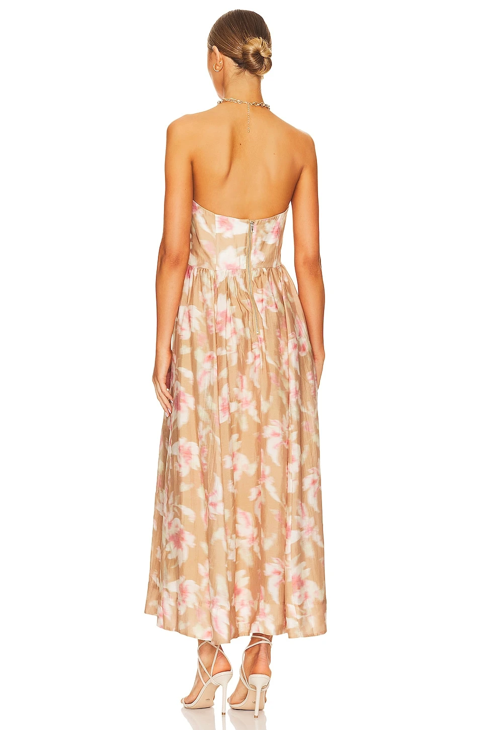 Bardot Lola Corset Midi Dress Pink Haze 5 Bardot Lola Corset Midi Dress Pink Haze - Image 3