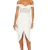 Bardot Novacane Midi Dress Orchid White -Fashion Clothing Store BARD WD656 V1