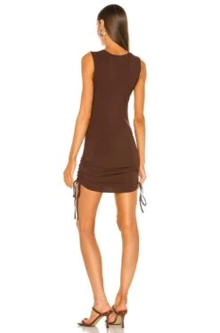 Steve Madden Smokeshow Dress Chocolate Brown -Fashion Clothing Store BBDA WD1040 V3