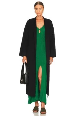 BEC + BRIDGE Freya Knit V Maxi Dress Bottle Green -Fashion Clothing Store BECA WD445 V4