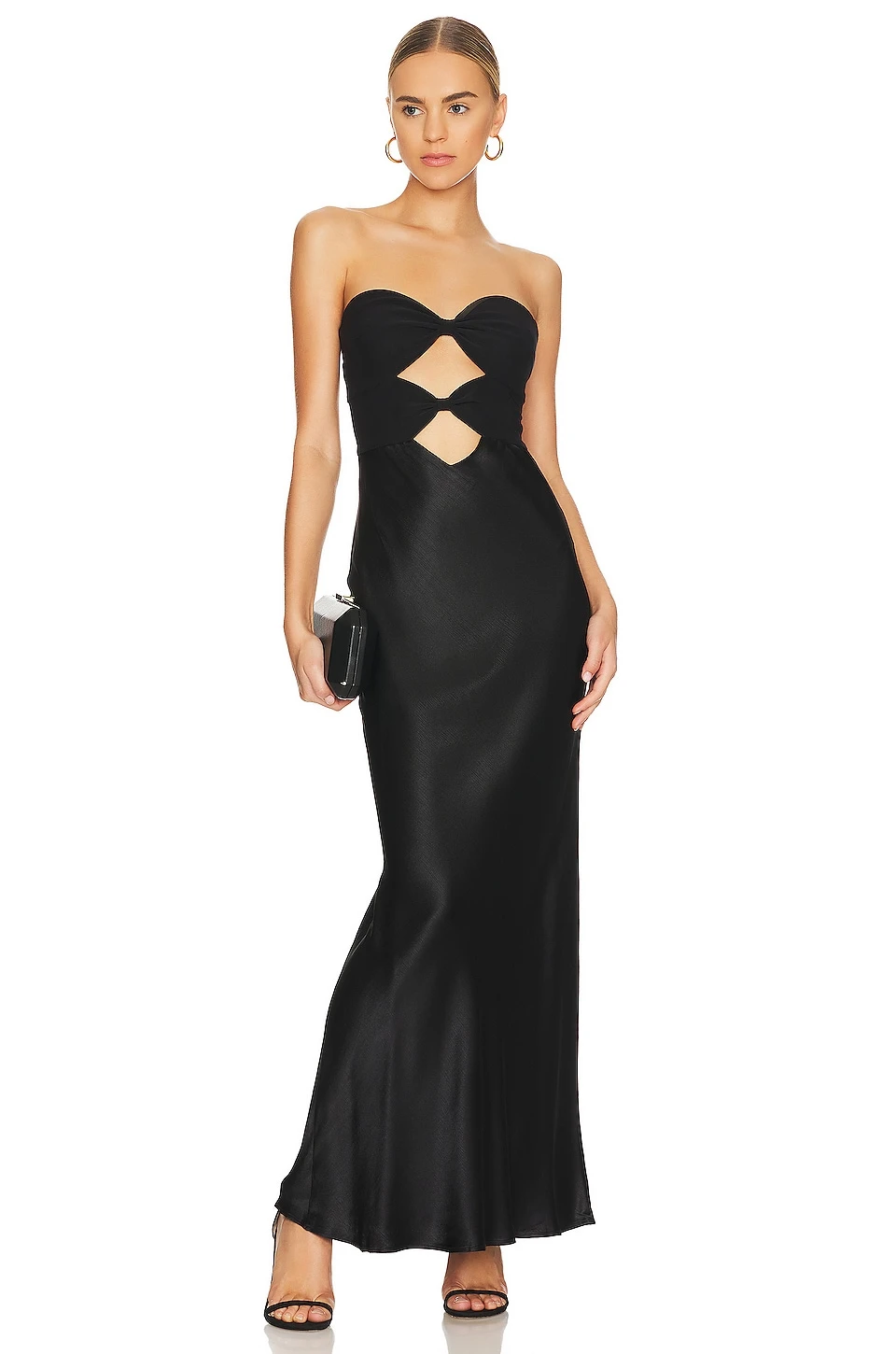 BEC + BRIDGE Halle Strapless Maxi Dress Black 3 BEC + BRIDGE Halle Strapless Maxi Dress Black