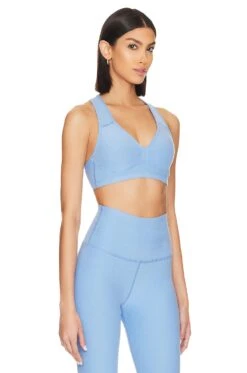 Beyond Yoga Spacedye Lift Your Spirits Bra Flower Blue Heather -Fashion Clothing Store BEYR WI96 V2