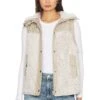 Teddy Vest Angel Eyes -Fashion Clothing Store BLAN WO350 V1
