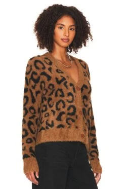 Sweater Cardigan Golden Topaz Animal -Fashion Clothing Store BLD WK36 V2