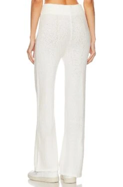 Black Wide Leg Pant Ivory -Fashion Clothing Store BOBI WP238 V3