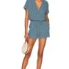 Easy Romper Bluestone