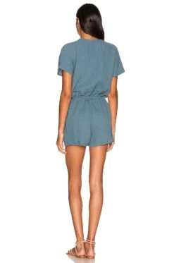 Easy Romper Bluestone -Fashion Clothing Store BOBI WR177 V3
