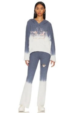Boys Lie Heavenly Love Thermal Pant Navy Dip Dye -Fashion Clothing Store BOYR WP81 V4