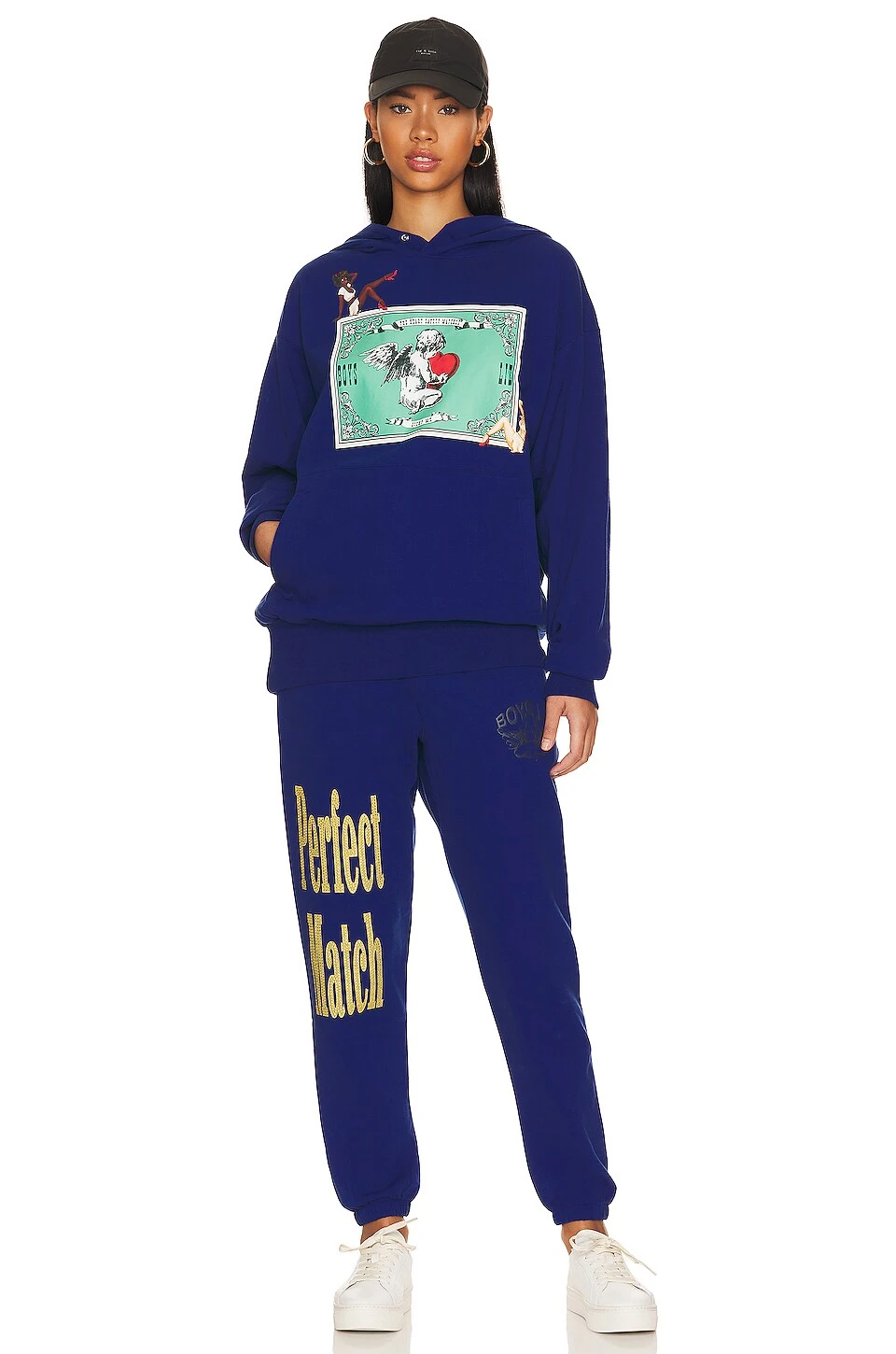 Boys Lie Perfect Match Remix Sweatpants Navy 7 Boys Lie Perfect Match Remix Sweatpants Navy - Image 5