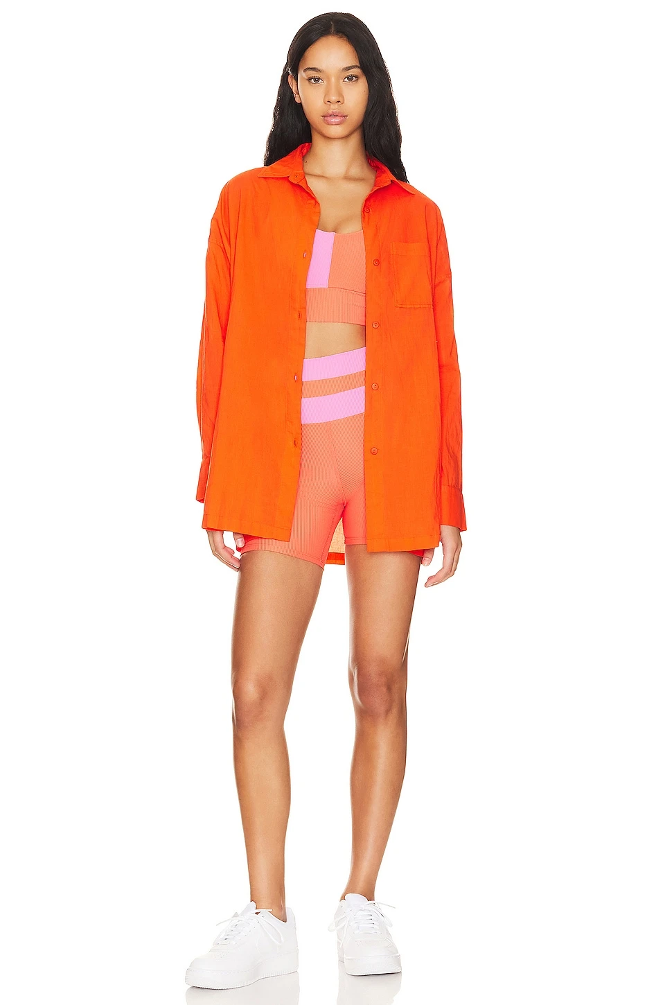 Carina Top Coral Beach Colorblock 6 Carina Top Coral Beach Colorblock - Image 4