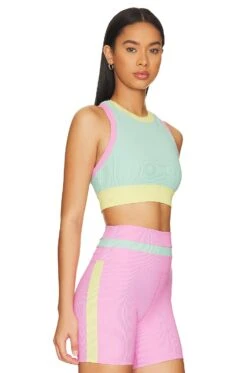 Gwen Top Pastel Macaron Colorblock -Fashion Clothing Store BRIO WS135 V2