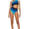 Joyce One Piece Swimsuit Marine Colorblock -Fashion Clothing Store BRIO WX1261 V1
