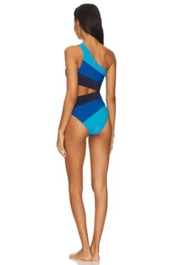 Joyce One Piece Swimsuit Marine Colorblock -Fashion Clothing Store BRIO WX1261 V3