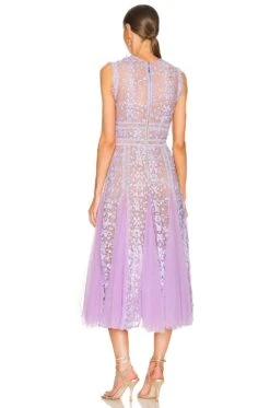 MEGAN 미디 원피스 Violet 7 MEGAN 미디 원피스 Violet -Fashion Clothing Store BROR WD373 V3