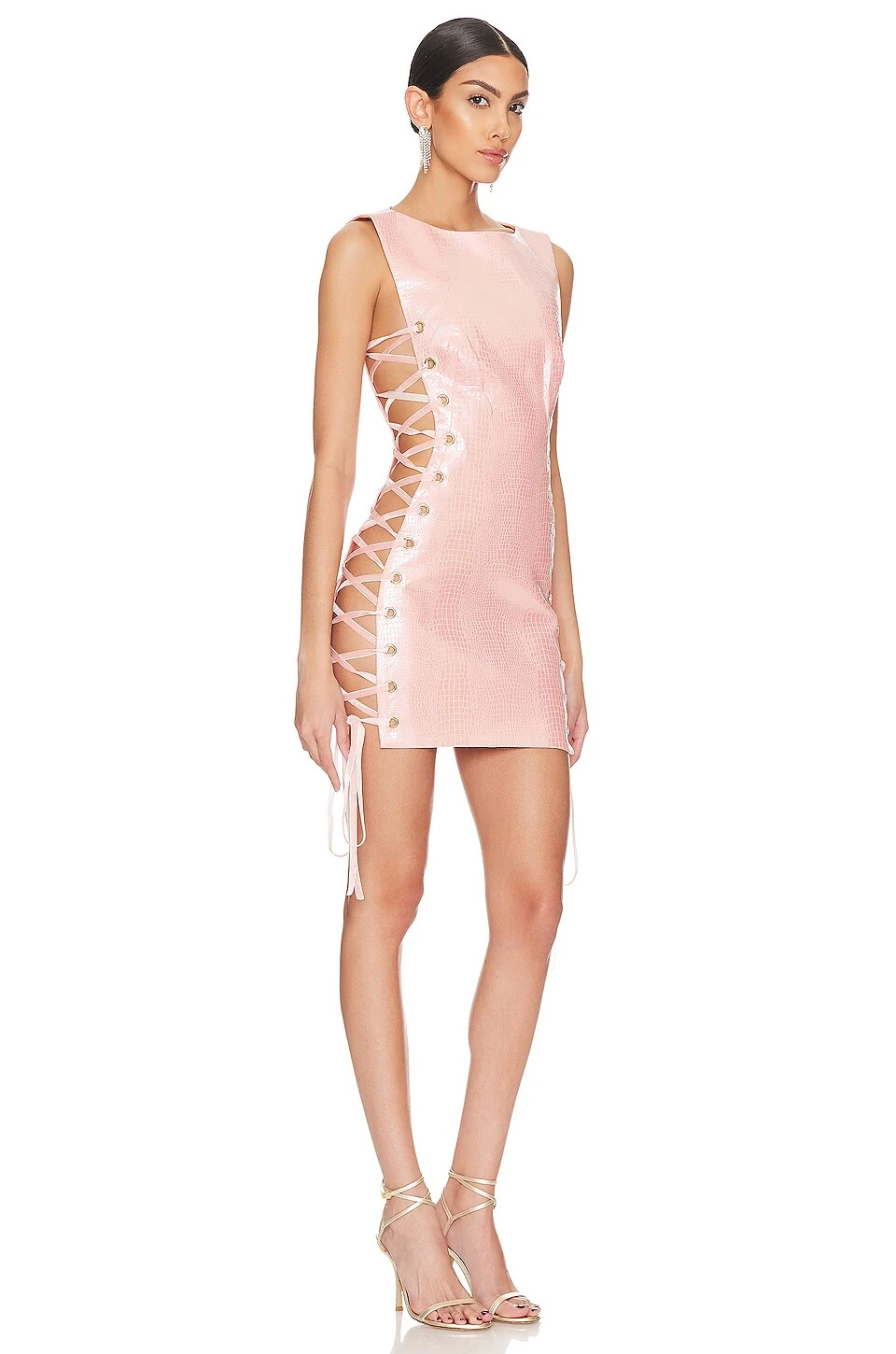 Caroline Mini Dress Pink & Multi 4 Caroline Mini Dress Pink & Multi - Image 2