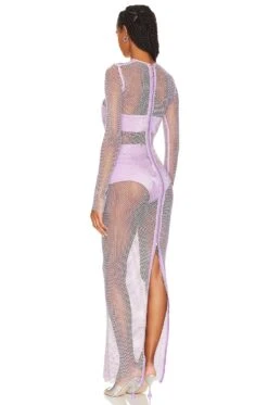 Webb Dress Lilac -Fashion Clothing Store BROR WD528 V3