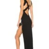 Sherry Slit Maxi Black -Fashion Clothing Store BTWR WD322 V1