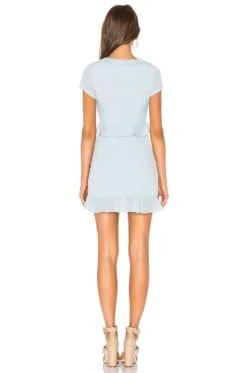 Mercy Polka Dot Dress Blue -Fashion Clothing Store BTWR WD431 V3