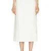 Midi Skirt White -Fashion Clothing Store BUCR WQ1 V1