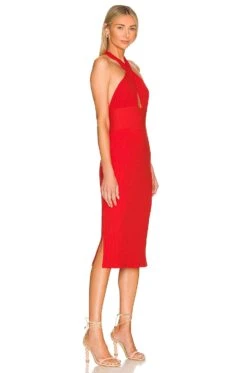Mimi Dress Red 8 Mimi Dress Red -Fashion Clothing Store CAHN WD59 V2