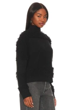 Louis Long Sleeve Turtleneck Black -Fashion Clothing Store CENT WK586 V2