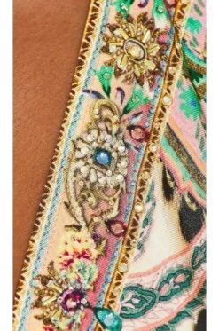 Camilla Long Split Front Twist Dress QUEEN ATLANTIS 9 Camilla Long Split Front Twist Dress QUEEN ATLANTIS -Fashion Clothing Store CILL WD372 V4