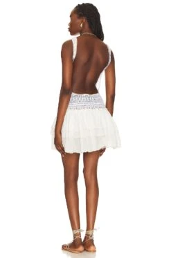 Abito Mini Dress White 8 Abito Mini Dress White -Fashion Clothing Store CIOR WD44 V3