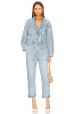 CITIZENS OF HUMANITY Amel Jumpsuit Poolside