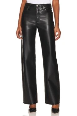 CITIZENS OF HUMANITY Leather Annina Trouser Black