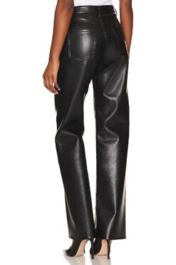 CITIZENS OF HUMANITY Leather Annina Trouser Black -Fashion Clothing Store CITI WP125 V3