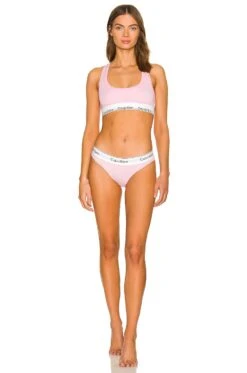 CALVIN KLEIN UNDERWEAR Unlined Bralette Pale Orchid -Fashion Clothing Store CKUD WI309 V4